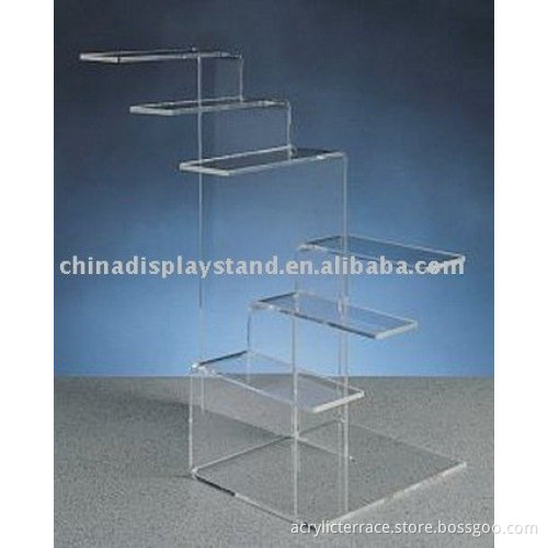 flooring acrylic shoe display stand